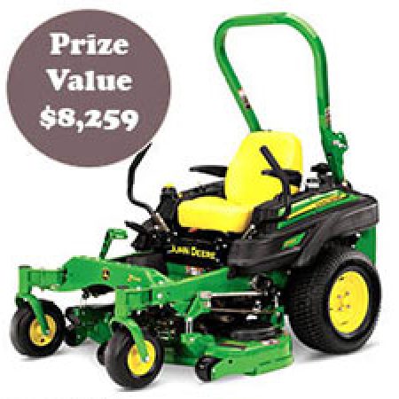 Win A John Deere Zero-Turn Mower