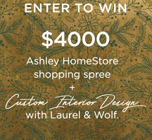 Win Ashley HomeStore $4k Shopping Spree