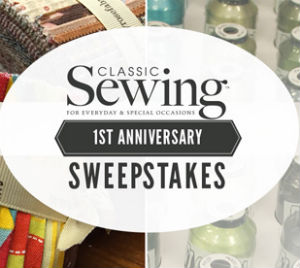 Win 1 of 5 Sewing Prizes