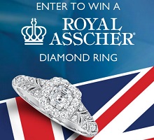 Win Royal Asscher Diamond Ring & Trip to London