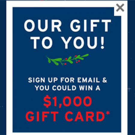 Win a $1,000 Marshalls Gift Card