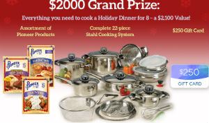 Win $2100 Cooking Prize Pack From Pioneer