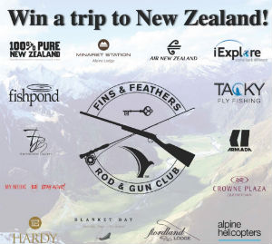 Win Fishing Trip to New Zealand
