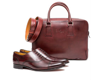 Win Oxblood Leather Goods for Men