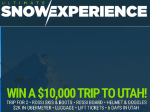 Win $10K Ski Trip to Utah
