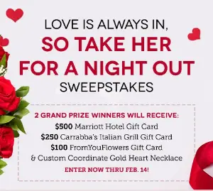 Win Romantic Night Out Worth $900
