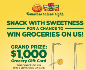 Win $1K Grocery Gift Card