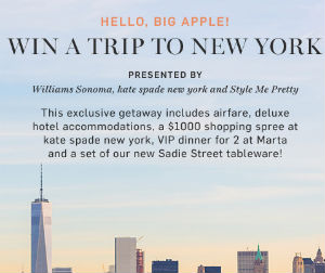 Win Trip to New York