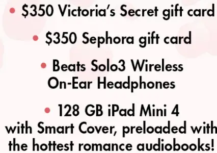 Win Victoria Secret & Sephora Gift Cards