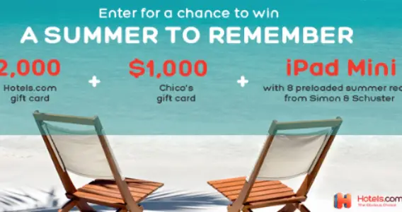 Win $2K Hotels & $1K Chico’s Gift Cards