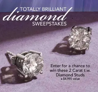 Win 2 Carat Diamond Studs