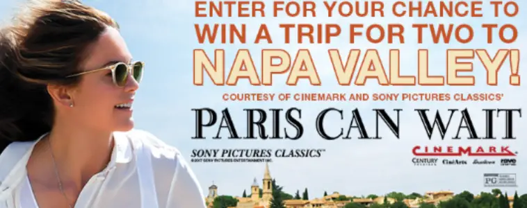 Win A Trip to Napa Valley