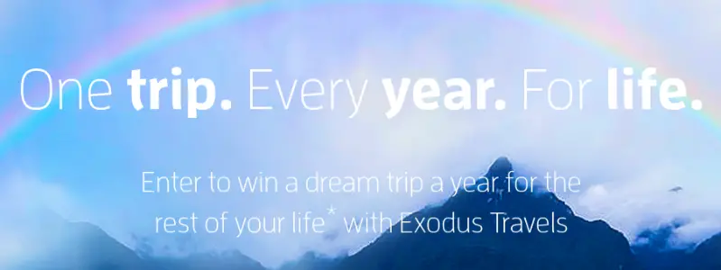 Win A Yearly Trip for Life