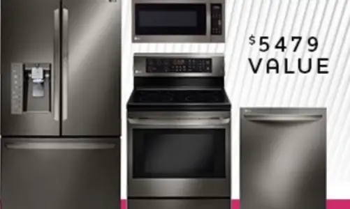 Win A LG Black Stainless Kitchen Set