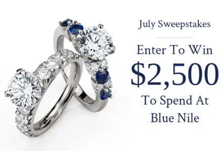 Win A $2.5K Blue Nile Shopping Spree