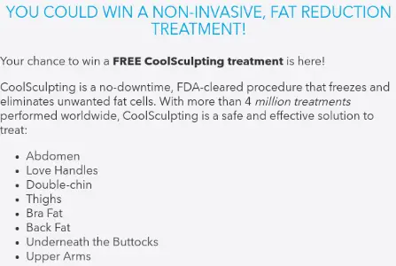 Win A CoolSculpting Treatment