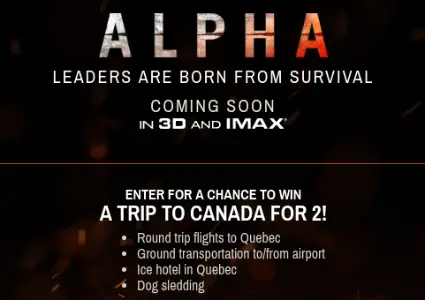 Win A Trip to Canada