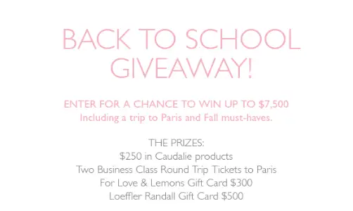 Win An Adult Back to School Giveaway