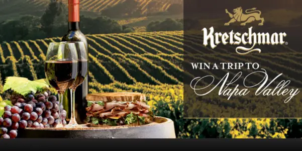Win A Trip to Napa Valley