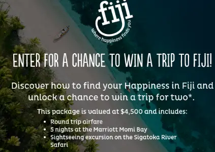 Win a Trip to Fiji