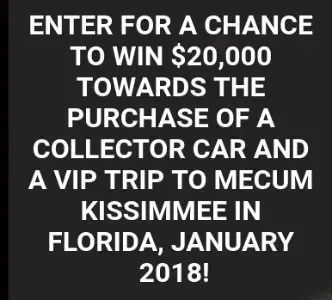 Win $20K To Bid On A Car & Trip to Florida