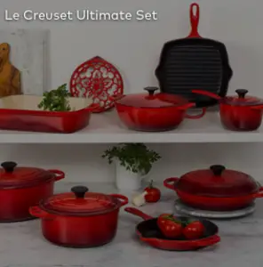 Win A Le Creuset Ultimate Cookware Set & More!