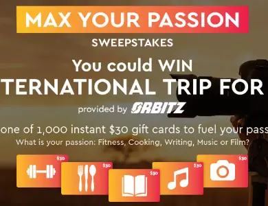 Win A Vacation For Two