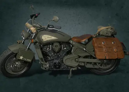 Win An Indian Scout Custom WWII Motorcycle