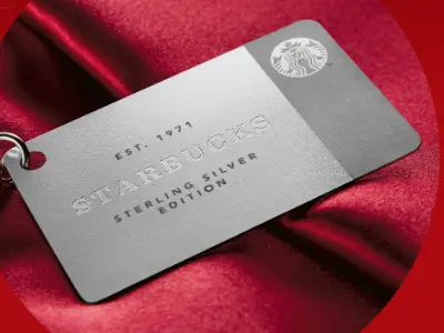 Win A $300 Sterling Silver Starbucks Card