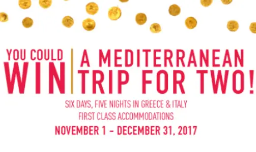 Win A Mediterranean Trip