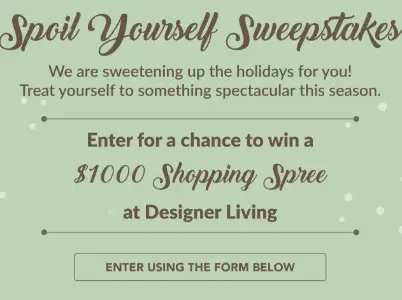Win $1K Home Decor Shopping Spree