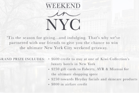 Win A Weekend in NYC