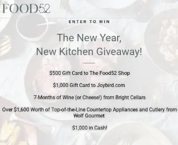 Win $4K in Kitchen Prizes