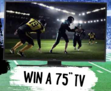 Win A 75″ Samsung 4K Ultra HD Smart TV