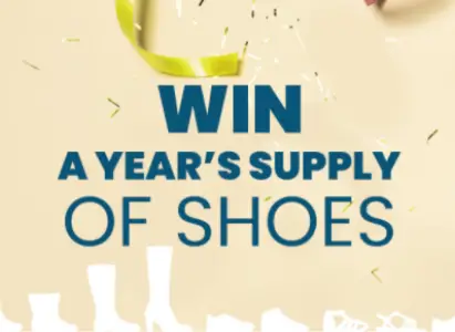Win a Year's Supply of Shoes