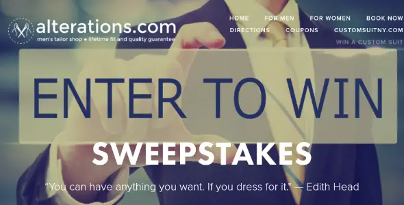 Win A Tailored Suit
