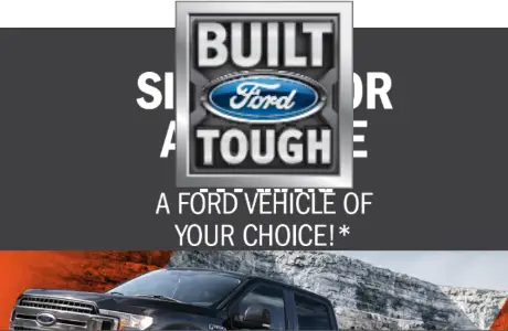 Win A Ford Vehicle of Your Choice