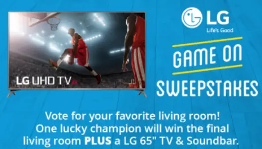 Win A Living Room Set, TV & Soundbar