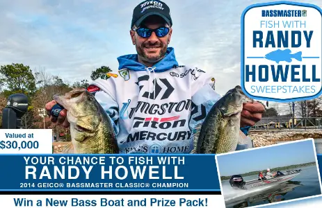 Win A Trip to Fish With Randy Howell & A Bass Boat