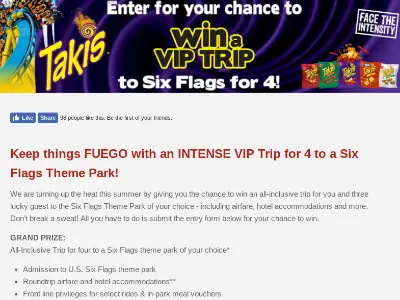 Win A VIP Trip to Six Flag for 4