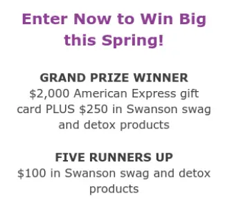 Win a $2,000 AMEX Gift Card