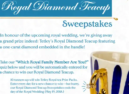 Win A Royal Diamond Teacup & More!