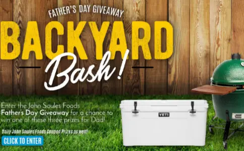 Win A Grill, Yeti Cooler, XLarge Big Green Egg