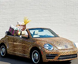 Win a Custom Leopard Wrapped VW Bug
