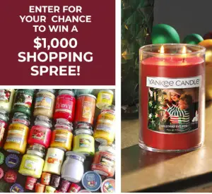 Win a $1K Yankee Candle Shopping Spree