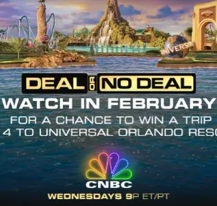 Win a Trip to Universal Orlando from Deal or No Deal