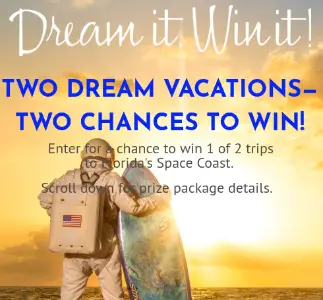 Win a Trip to Florida’s Space Coast