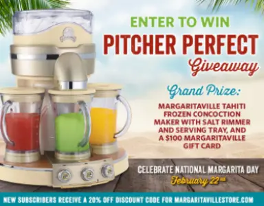 Win a Margaritaville Frozen Concoction Maker & Gift Card