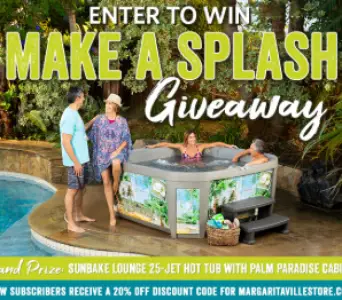 Win a Hot Tub from Margaritaville