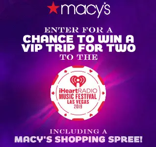 Win a Trip to Vegas + Macy’s Shopping Spree